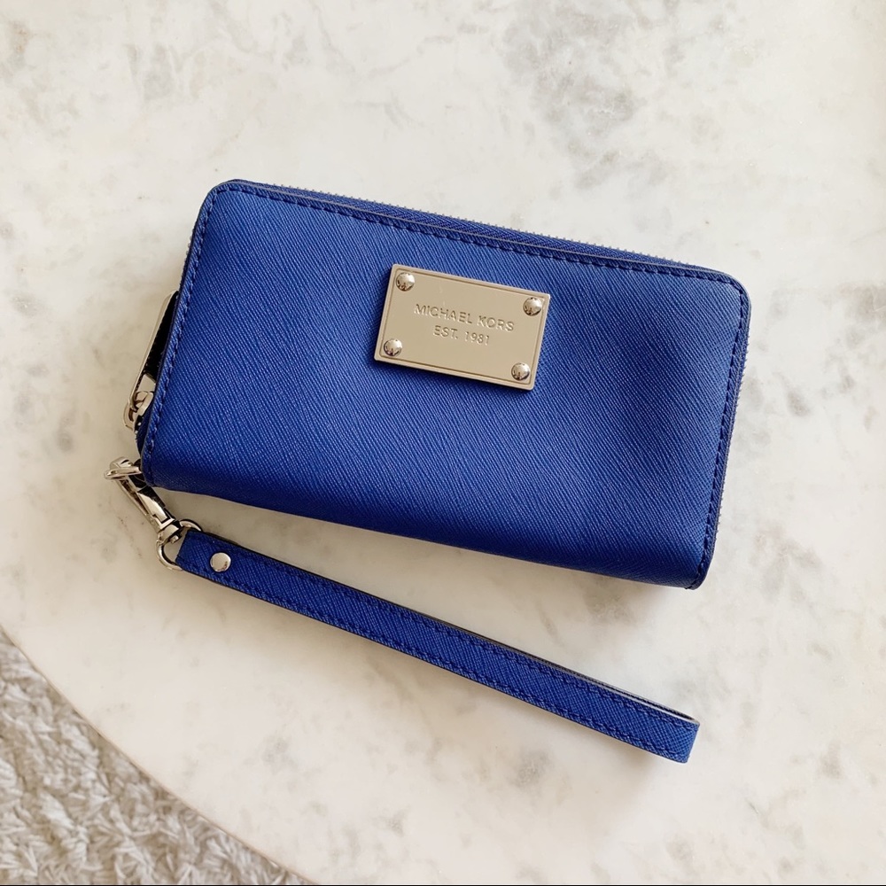 Michael Kors Saffiano Leather wristlet